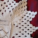 Cotton bedspread or crochet plaid