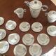 15-piece Limoges porcelain coffee set in art deco style