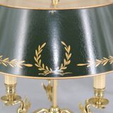 Empire style solid bronze hot water bottle lamp