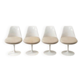 4 Tulip chairs by Eero Saarinen for Knoll International
