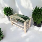 Handmade rope bench