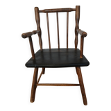 wooden baby chair
