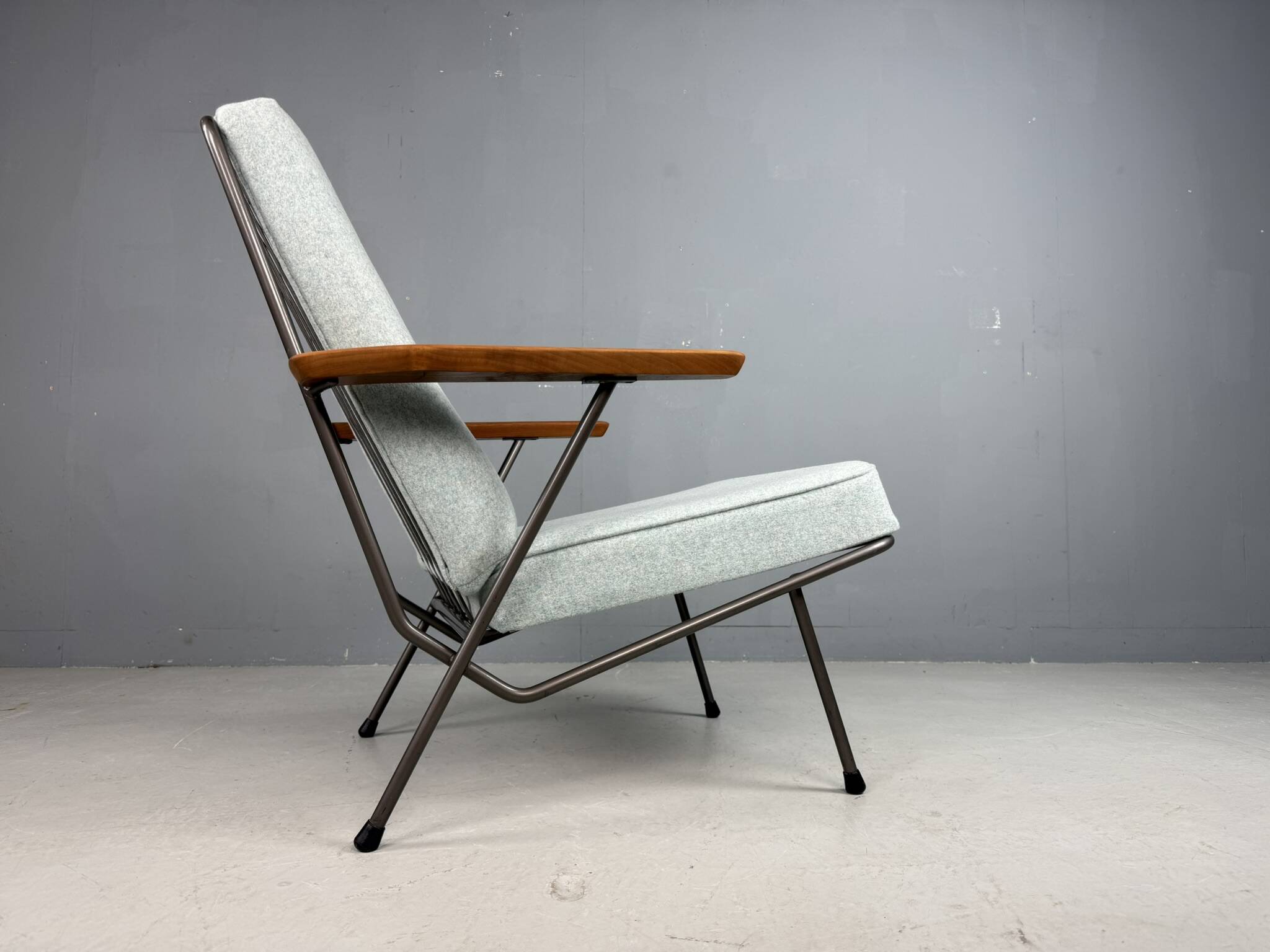 Fauteuil Koene Oberman avec accoudoirs en teck pour Gelderland, 1954
