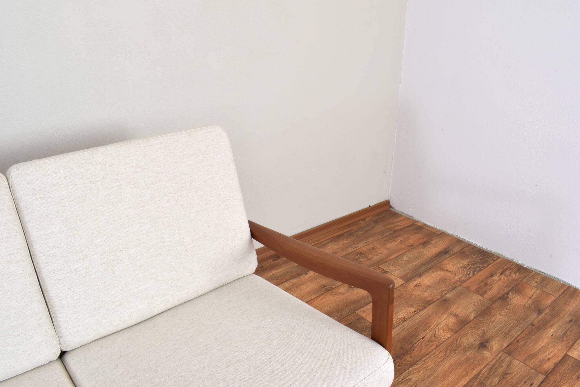 Mid-Century Danish Teak Sofa by Ole Wanscher for Cado, 1960s