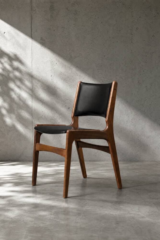 Vintage Mid-Century Modern Danish Teak Model 89 Armchair by Erik Buch