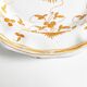 Assiette faïence de Moustiers oiseau orange
