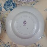 6 Cauldon England Clarence pattern soup plates