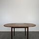 Scandinavian teak table with extension.