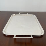 Tray in silver metal the Thistle 1950
