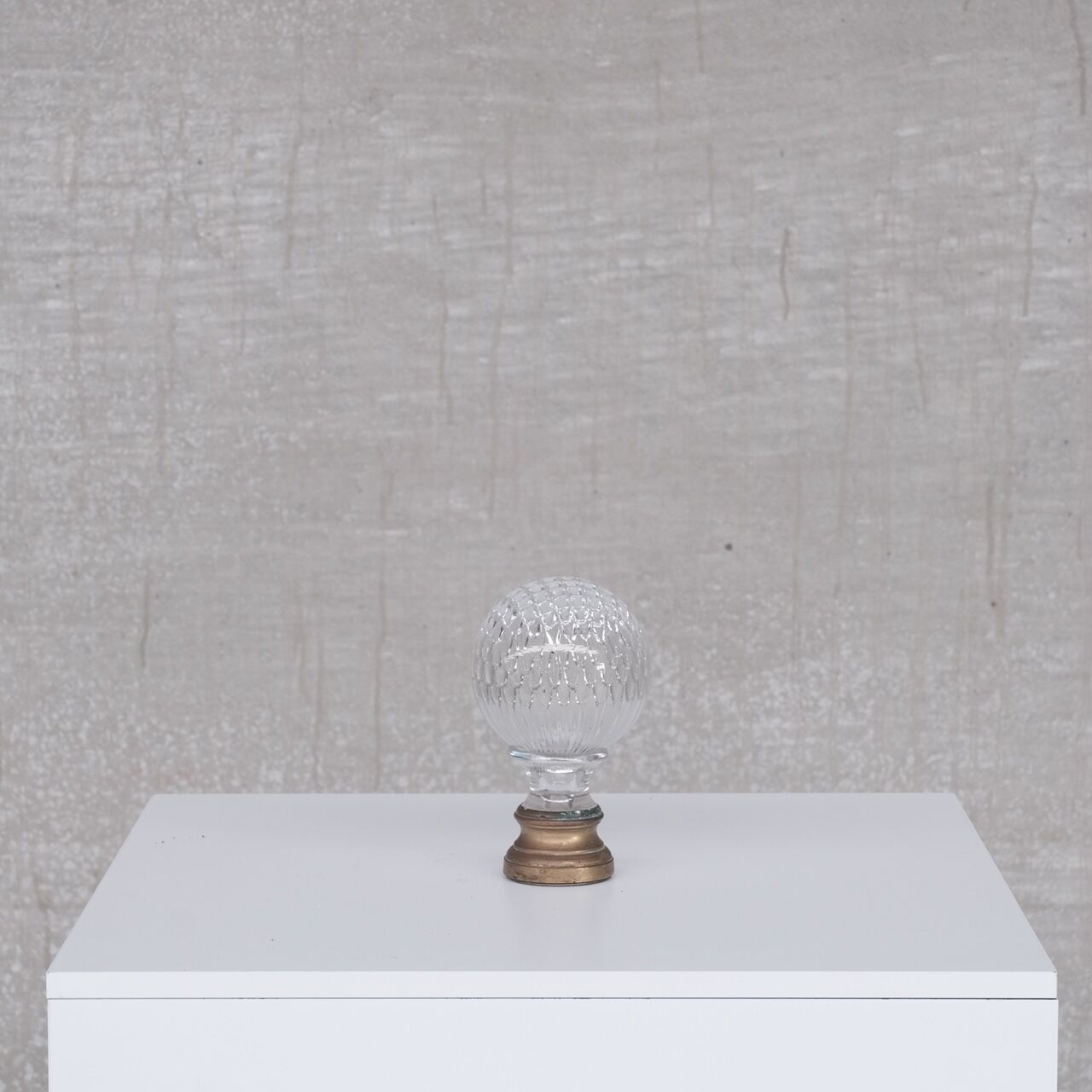 French antique decorative boule d'escalier