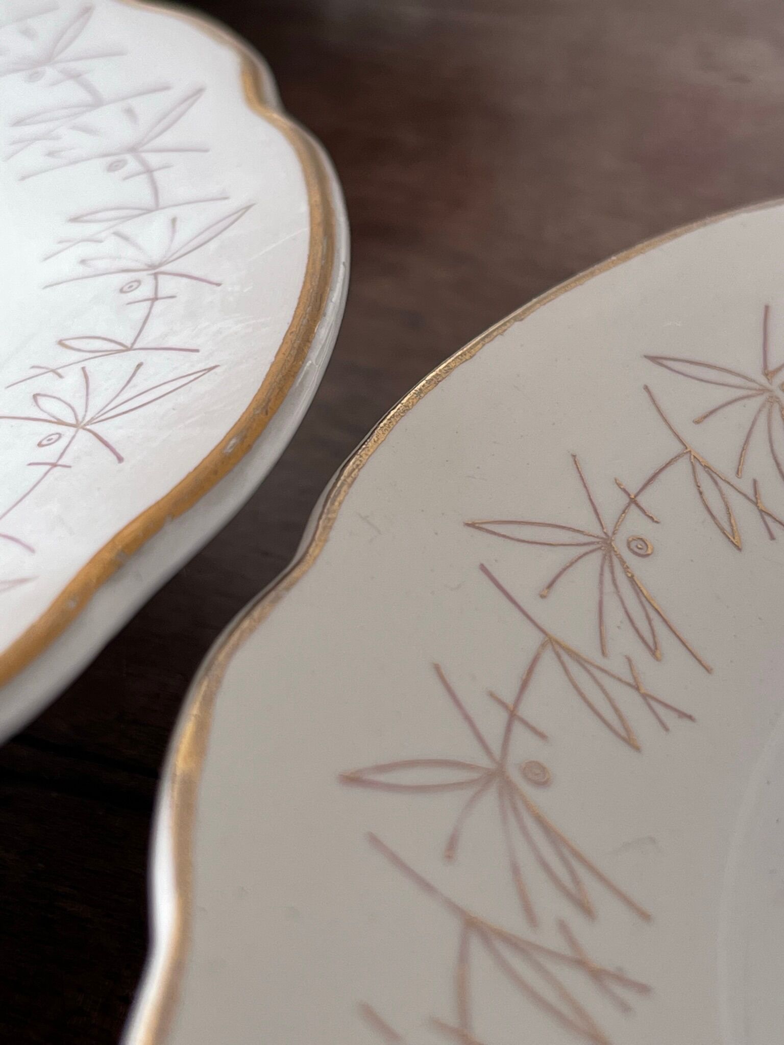 5 old hollow plates model "Oreste" by Digoin Sarreguemines