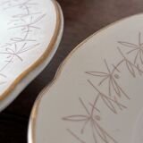 5 assiettes creuses anciennes modèle "Oreste" de Digoin Sarreguemines