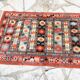 Vintage silk and cotton rug - 142 x 84cm