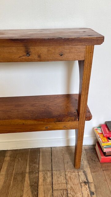 VINTAGE Solid Oak SHELF