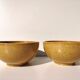 Vintage bowls in glazed stoneware