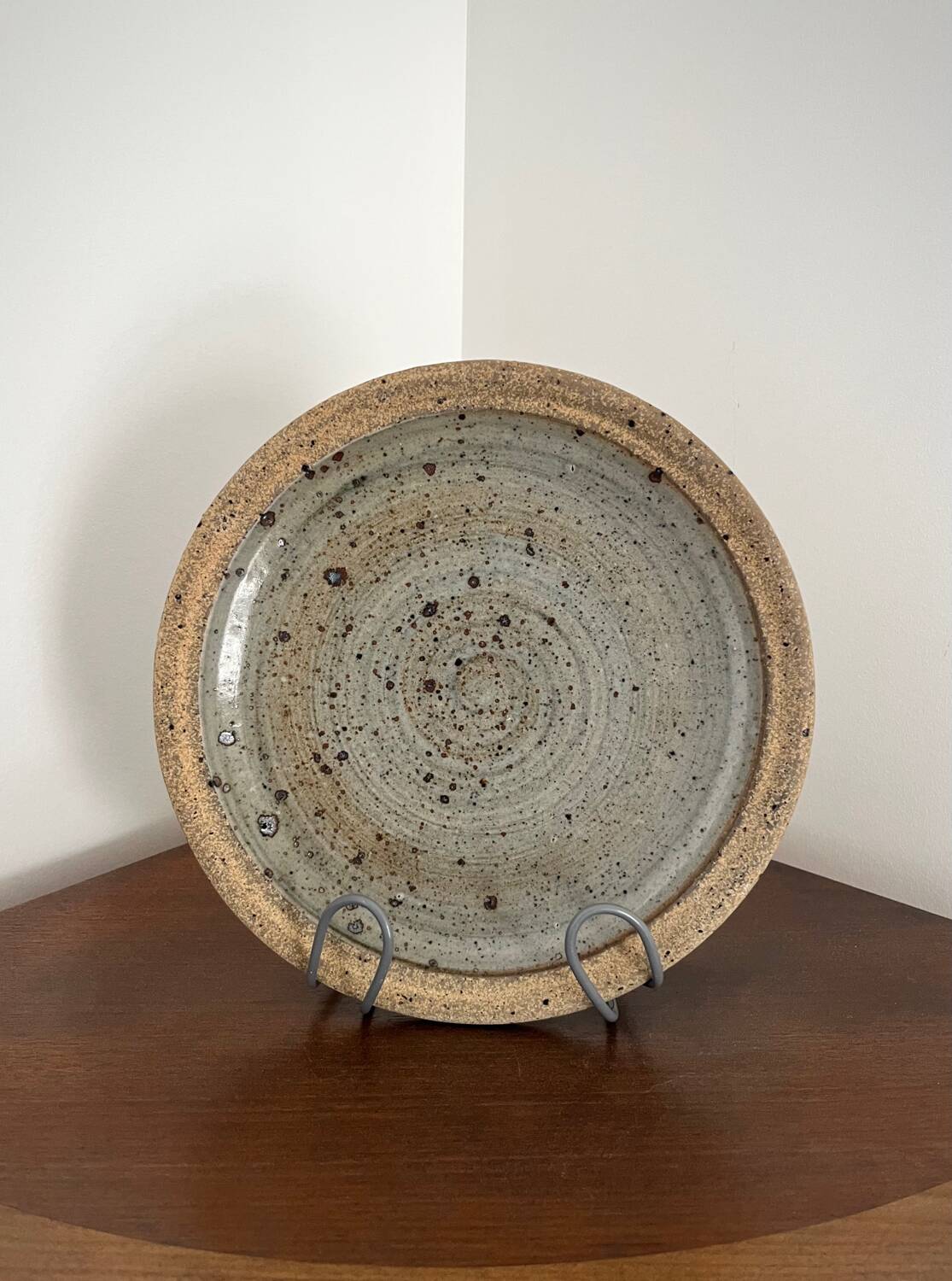 Set of stoneware plates signed by Pierre Digan – La Borne