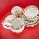4 Badonviller tea cups with saucers, Tokio model + milk jug.