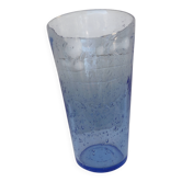 vase en verre bullé