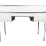 Louis XVI-style tiered desk lay white