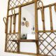 Vintage rattan wardrobe