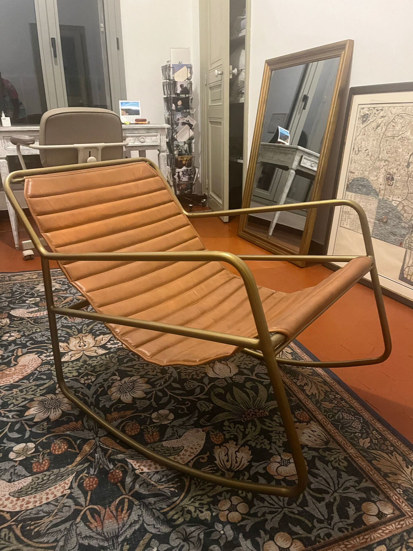 1 fauteuil Poltrona Karisma Cuir italien