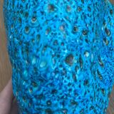 Petit vase fat lava bleu