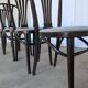 Chaises de salle à manger STOL Kamnik vintage : ensemble de 4 des années 1970, style moderne du milieu du siècle.