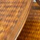 Tea table, marquetry living room table, early 20th century