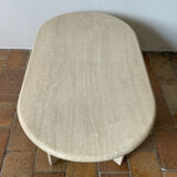 Travertine coffee table