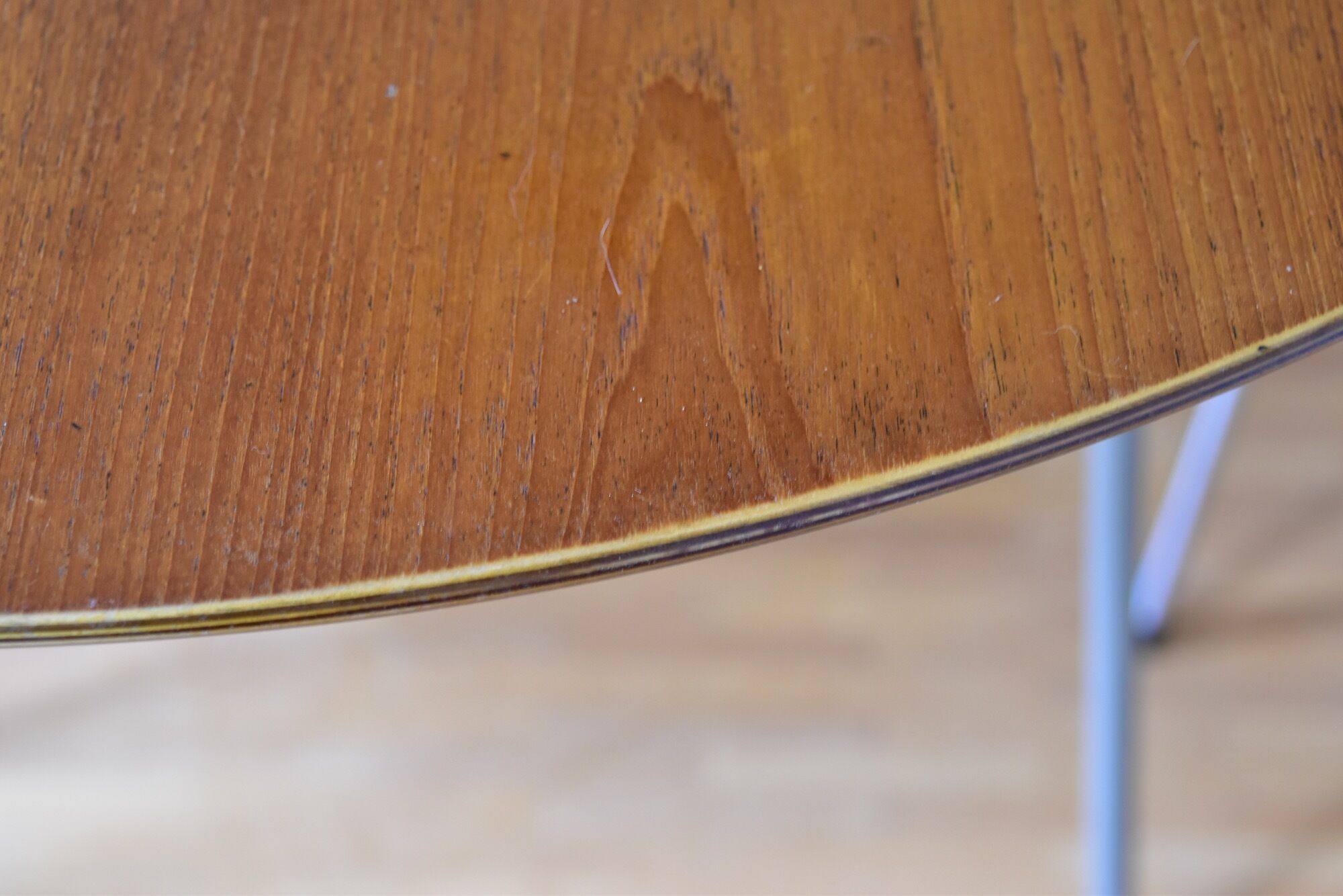 Arne Jacobsen dining table 3600 teak by Fritz Hansen 1950