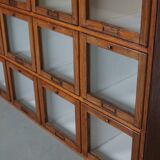 Antique Large Dutch Oak Haberdashery Shop Cabinet Folding Doors, 1920/30s