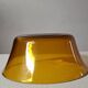 Vintage amber glass salad bowl.
