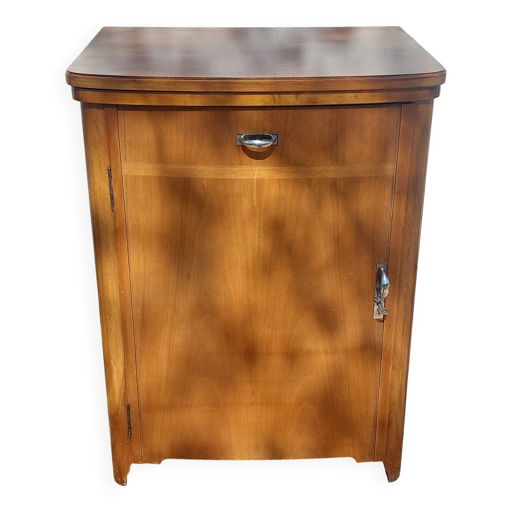 small wooden buffet, vintage