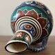 Ceramic vase, eco. Ganneron early 20th century signed Daudon Ottoman (cf. Th. De