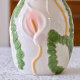 Large slip vase of Arum flowers
