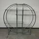 Mid-century design tubular steel shelf