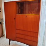 Scandinavian wardrobe, Scandinavian secretary, storage furniture.