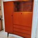 Scandinavian wardrobe, Scandinavian secretary, storage furniture.