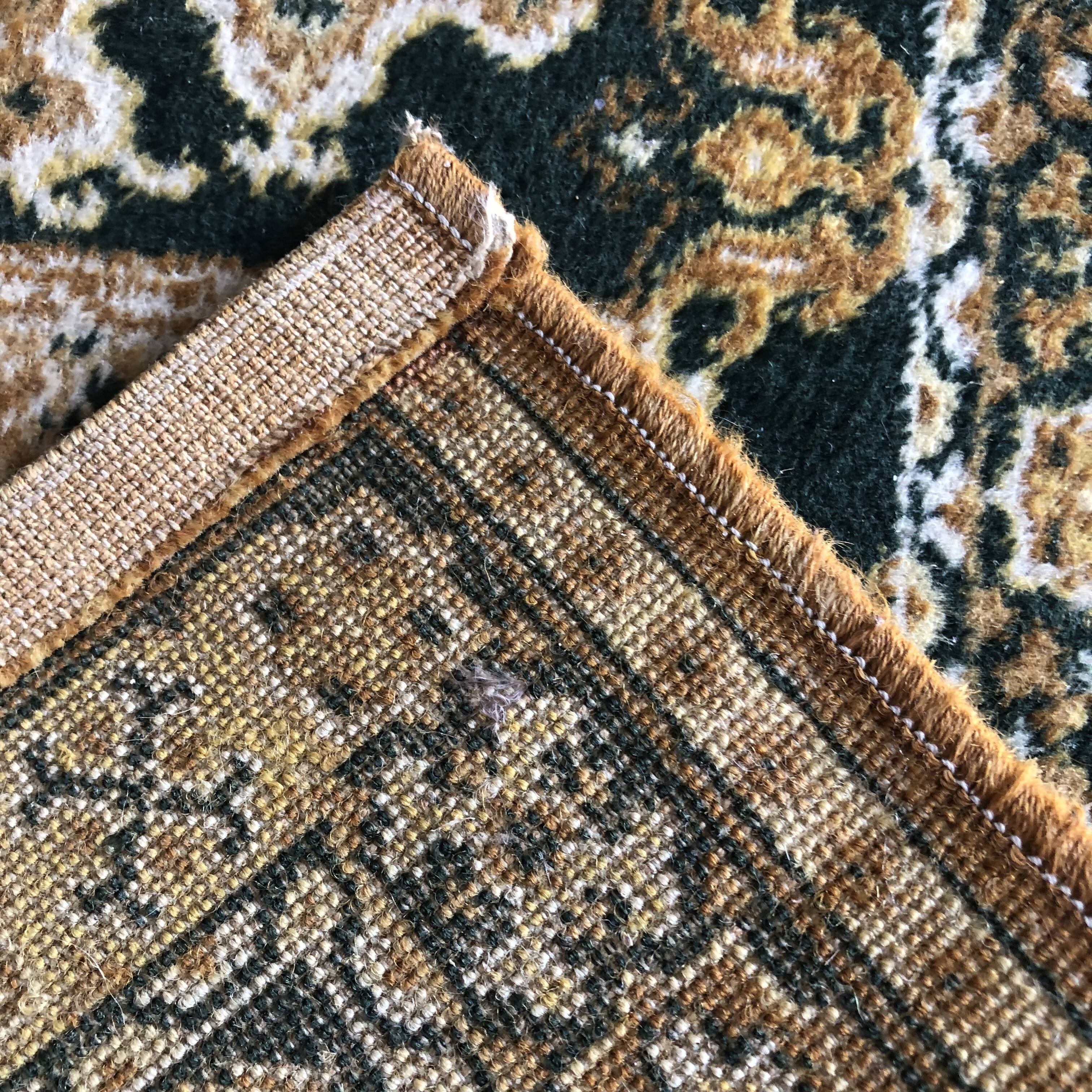 Oriental carpet 169x236, dominant gold and green