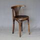 2 stools/bistro chairs, Thonet 1925, with palmette backrest No Baumann