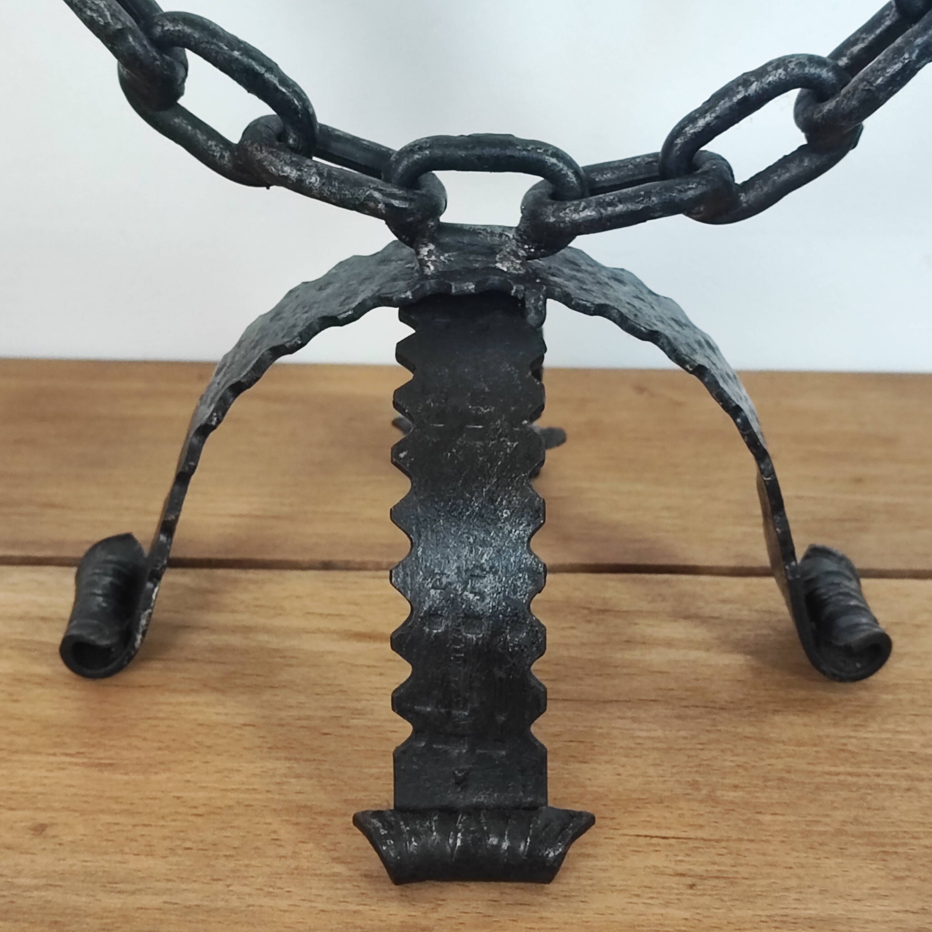 Pair of brutalist candlesticks