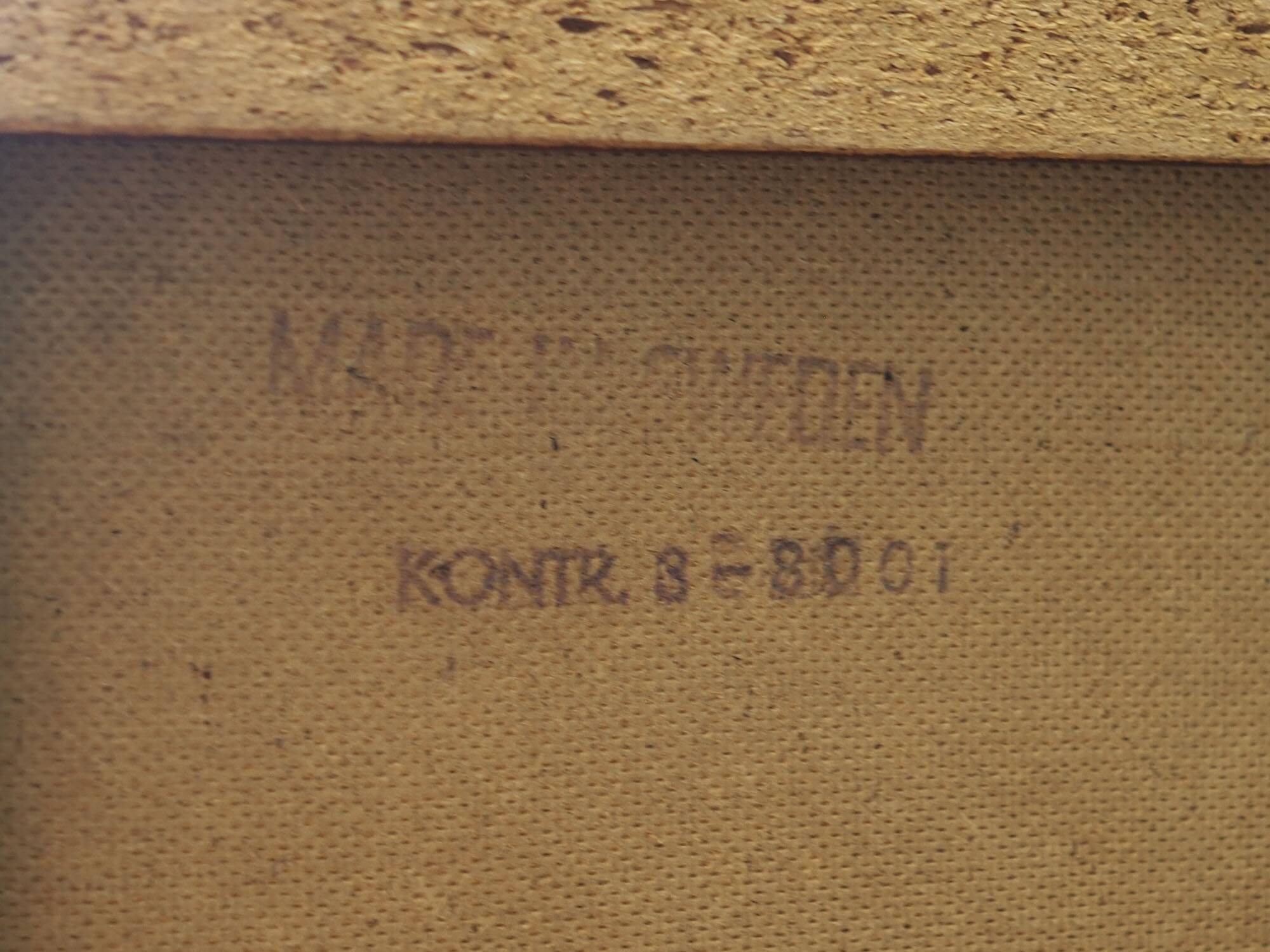 Mahogany bookcase, Swedish design, 1960s, manufacturer: Ulferts