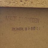 Mahogany bookcase, Swedish design, 1960s, manufacturer: Ulferts