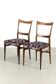 Purple Fabric Chairs, Set of 2