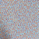 Vintage armchair model GFM-142, fully renovated, multicolor fabric