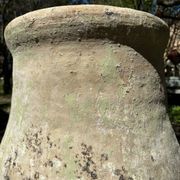 Ancient terracotta pottery jar from the 19th century