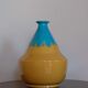 Yellow Ceramic Vase from the 1970s