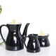Waku coffee maker, milk and sugar pot, heat-resistant, German ceramics, Vintage