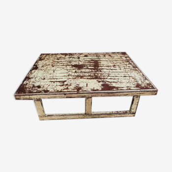 Industrial coffee table steel table