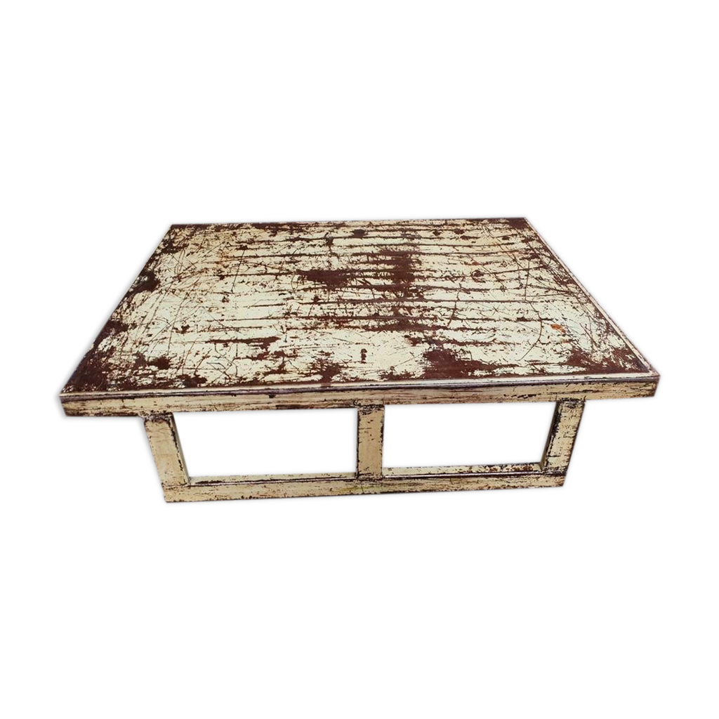 Table basse industrielle en acier Selency